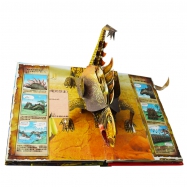Dianosaur flip 3D pop up book Story Book Printing