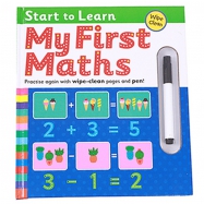 Baby Start to Learn My first Maths wipe clean book
