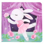 Bebe the bunny feel & touch book with Rotating paper Wheel for children