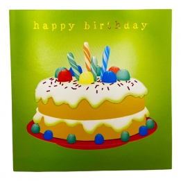 Customized design printed happy birthday greeting card  