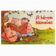 Gray Board Folding Card Book - Children's Story Series: The Three Little Pigs