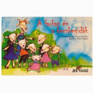 Gray Board Folding Card Book - Children's Story Series: The Wolf and the Seven Little Goats