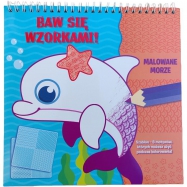 Spiral-bound Creative Texture Coloring Book with Embossed Pattern Templates